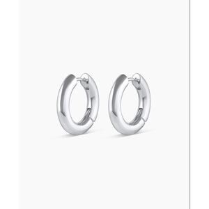NWT Gorjana Silver Lou Hoops